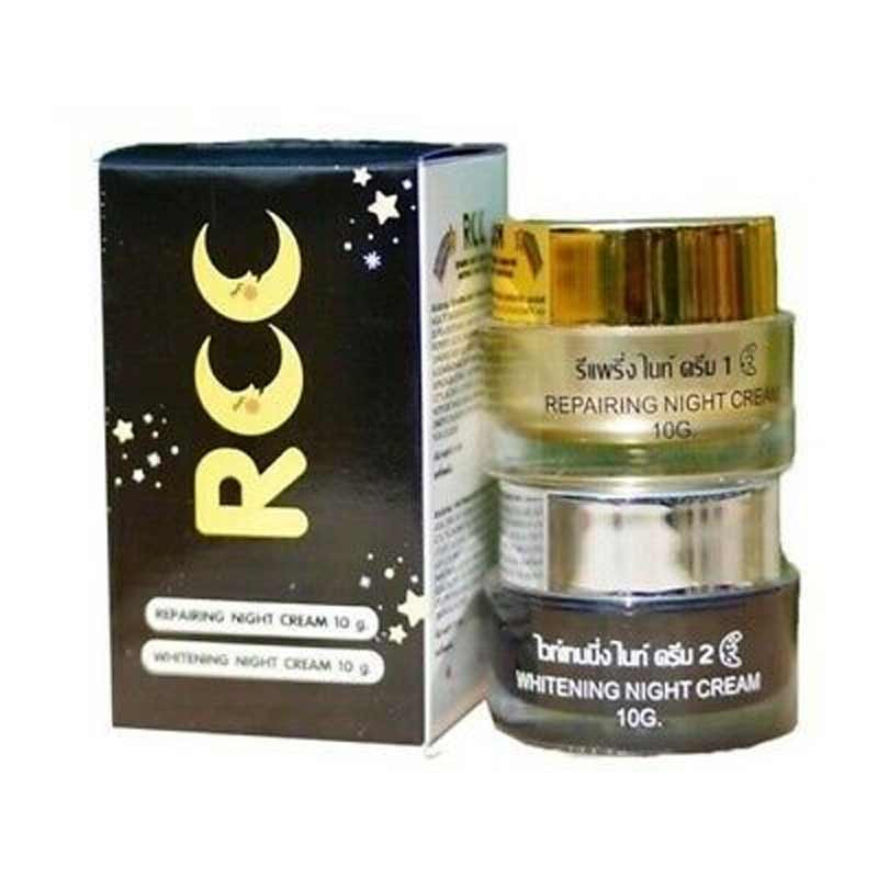 RCC Whitening And Repairing Repairing Night Cream 10g + ১টি Whitening Night Cream 10g