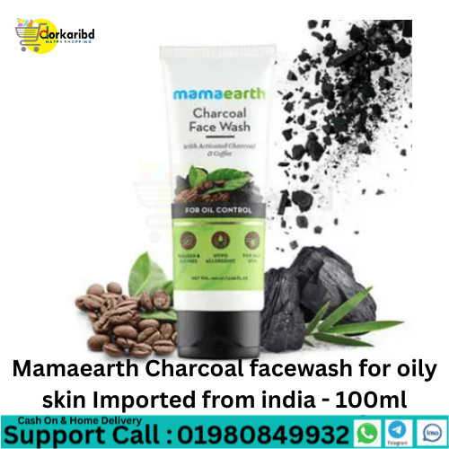 Mamaearth Charcoal facewash for oily skin Imported from india - 100ml