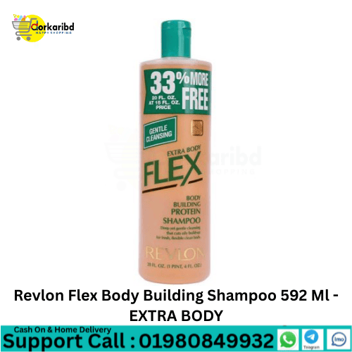 Revlon Flex Body Building Shampoo 592 Ml - EXTRA BODY