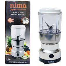 Nima 2 in 1 Electric Spice Grinder and Juicer – Silver - NM-8300
