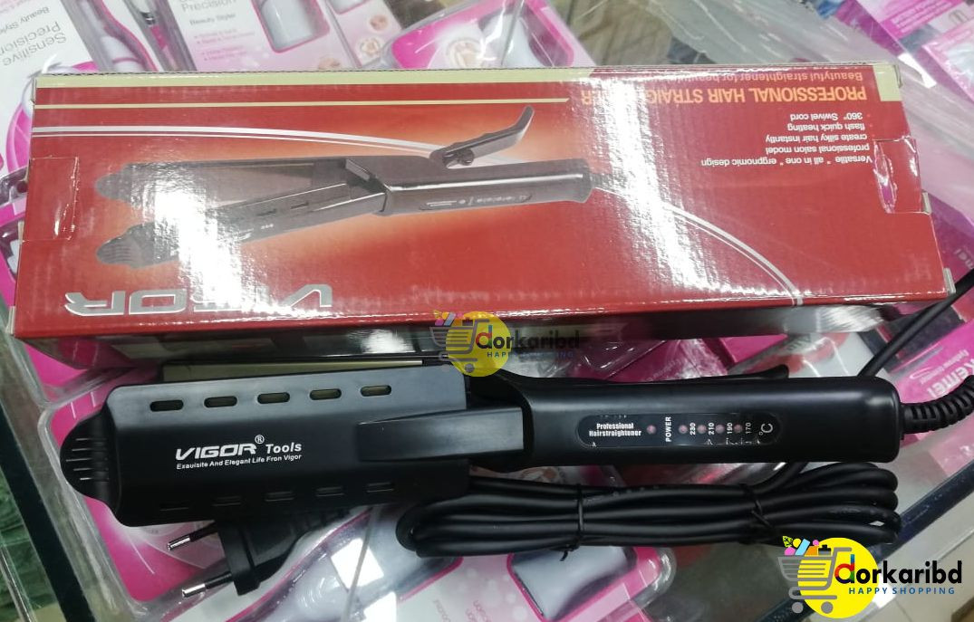 VIGOR 908 Fast Hair Straightener Professional Hair Iron, Heavy Duty 1 Pcs