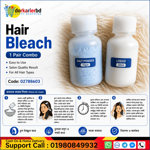 Hair Bleach 30 ml liquid 15 g salt powder - 1 pair  Code 02788603