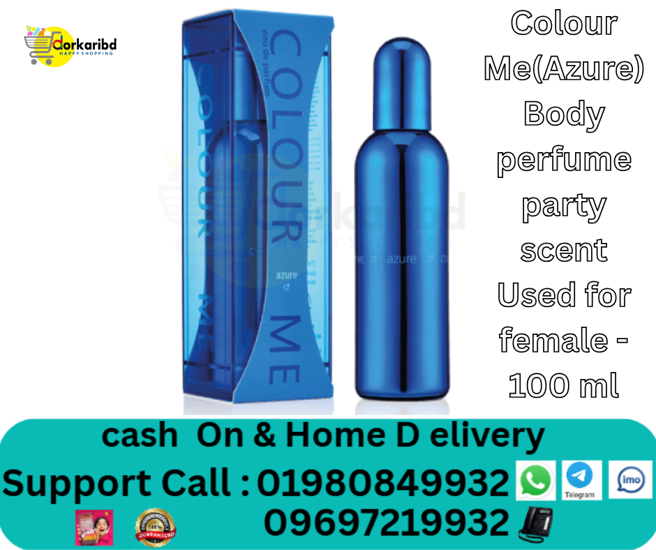 Colour Me(Azure)Body perfume party scent Used for female - 100 ml